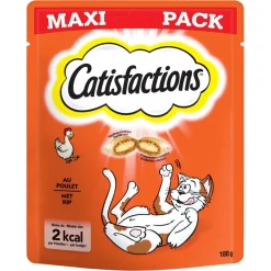 Friandise pour chat Castisfactions saveur poulet maxi pack sachet 180g < Gifi Outlet