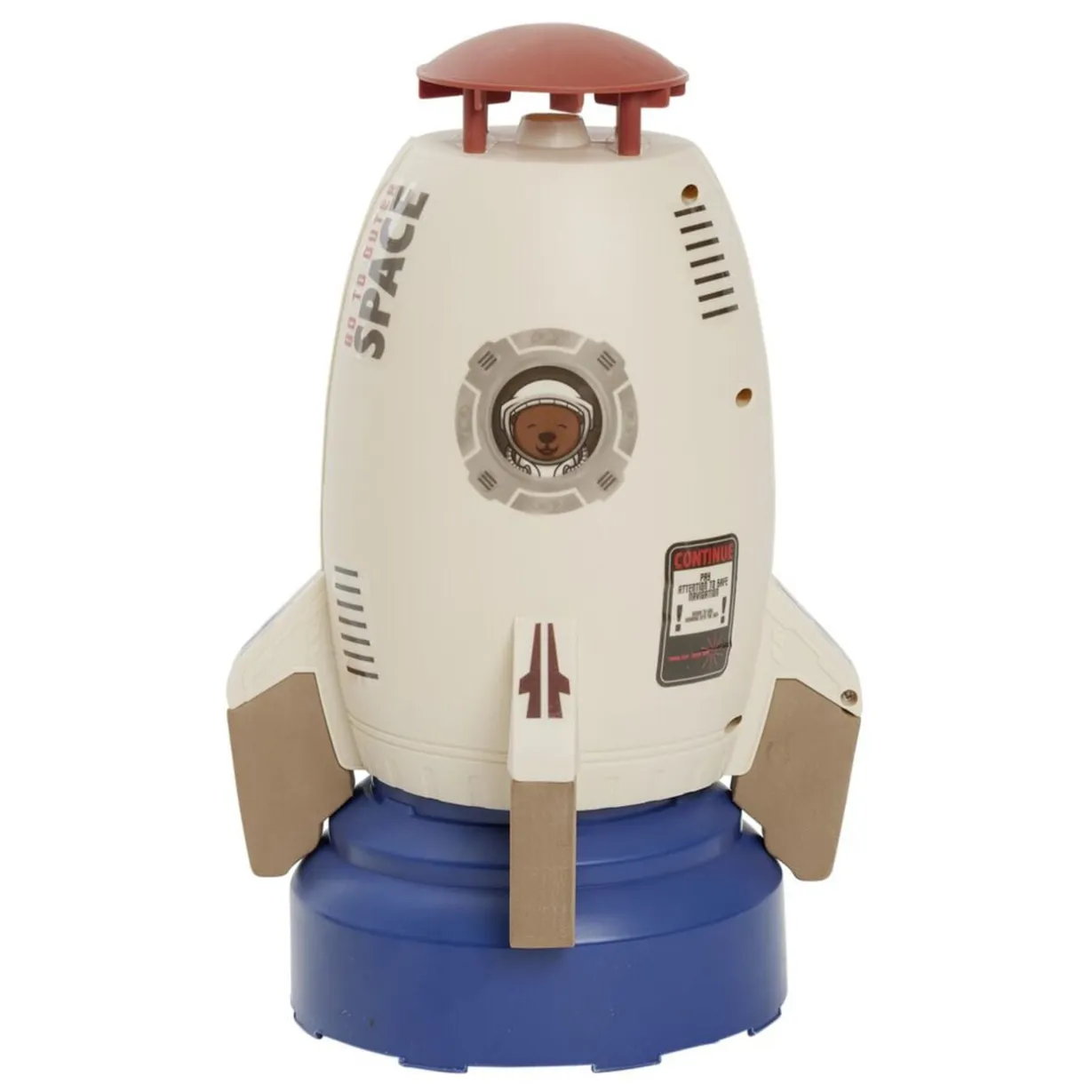 Fusée à eau rocket bleue et orange Ø18xH25cm < Gifi Hot