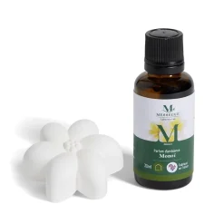 Galet de diffusion avec flacon parfum d'ambiance monoï Mességué 30ml < Gifi