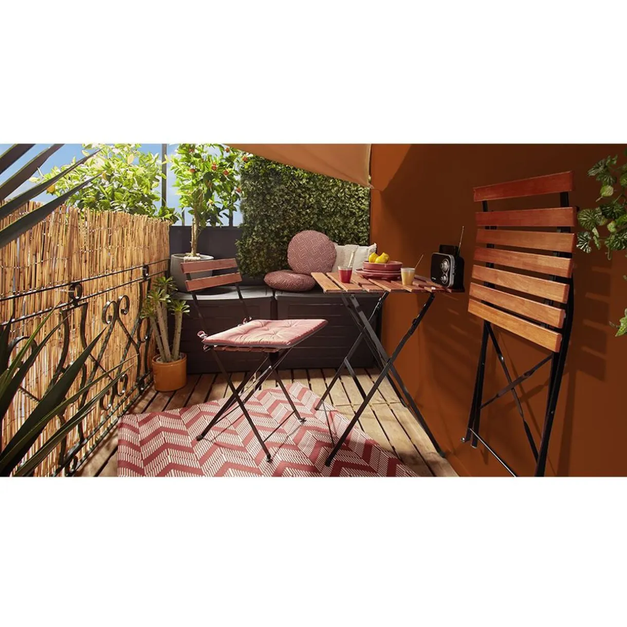 Galette de chaise bicolore terracotta gris < Gifi Hot