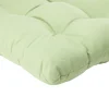 Galette de chaise carrée unie verte 38x38cm < Gifi New