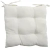 Galette de chaise carrée 38x38cm blanc écru < Gifi Online