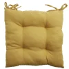Galette de chaise carrée 38x38cm jaune moutarde < Gifi Discount