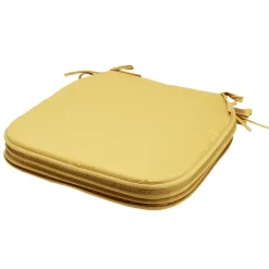 Galette de chaise carrée 38x38cm 4 pièces (4 modèles)