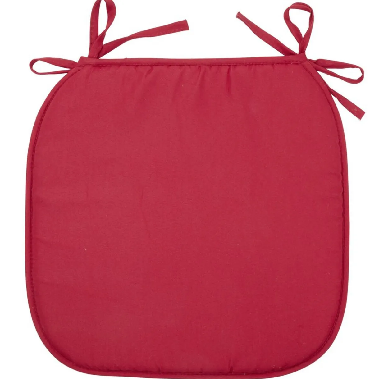 Galette de chaise carrée 38x38cm rouge < Gifi Clearance