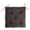 Galette de chaise matelassée en coton gris 40x40cm < Gifi Sale