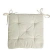 Galette de chaise matelassée en coton beige 40x40cm < Gifi Hot