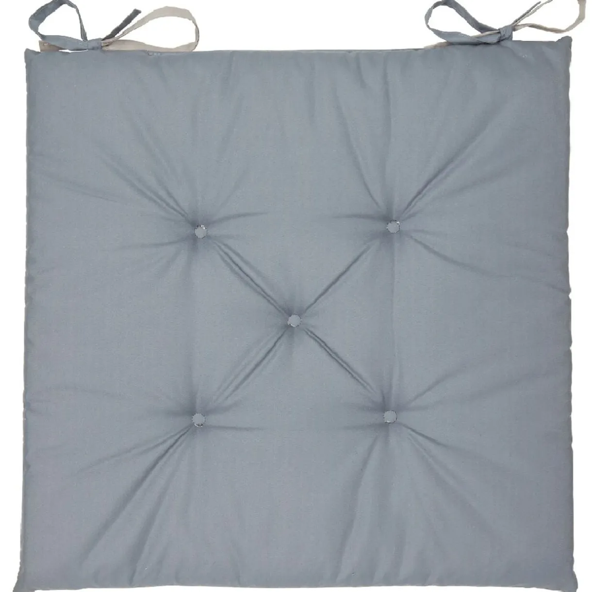 Galette de chaise polyester biface gris et taupe < Gifi Sale