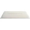 Galette de chaise rectangulaire textilène beige 35x40cm