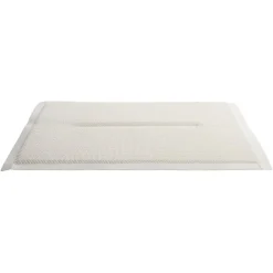 Galette de chaise rectangulaire textilène beige 35x40cm