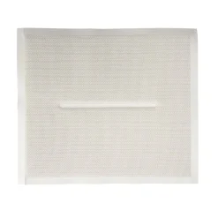 Galette de chaise rectangulaire textilène beige 35x40cm