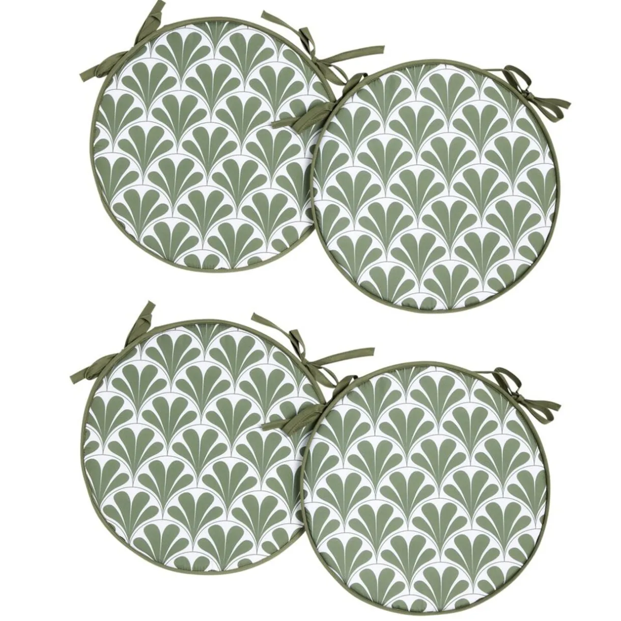 Galette de chaise ronde x4 avec motif Ø38cm (4 modèles) < Gifi Outlet