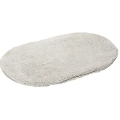 Galette pour chien ovale gris clair 37x60cm