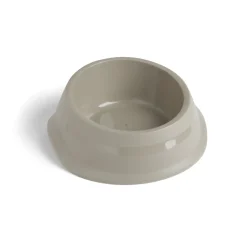 Gamelle antidérapante pour chien plastique gris Ø23,5xH.10cm