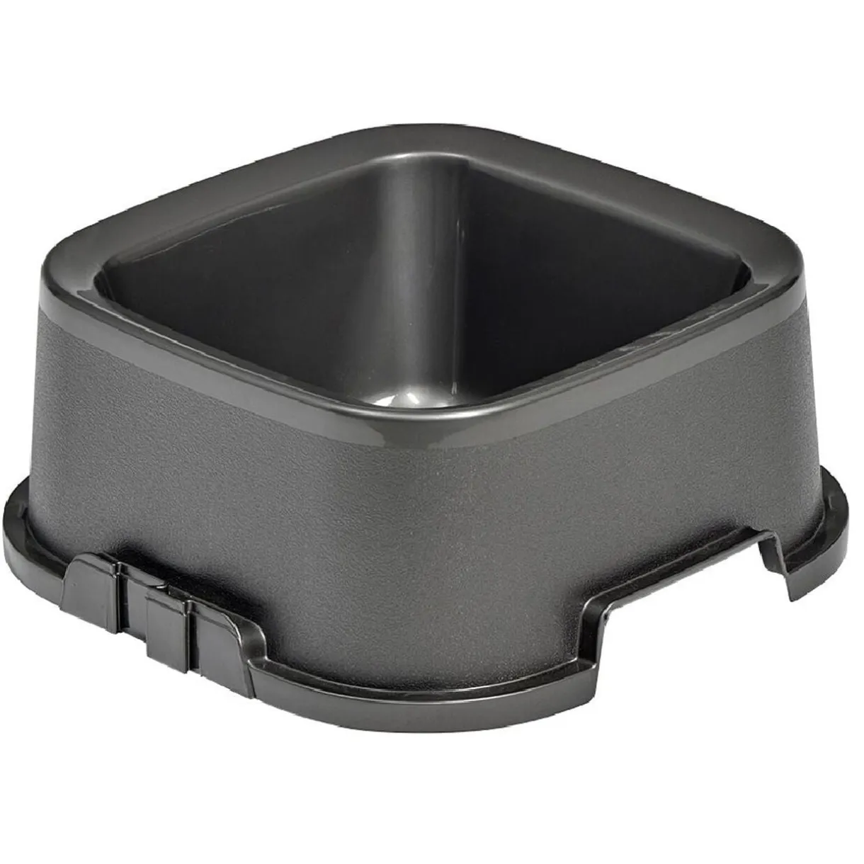Gamelle carrée bleue 500ml - plastique 16,6x16,6xH6,5cm < Gifi