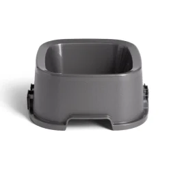 Gamelle carrée grise 1,35 L - plastique 21,5x21,5xH9,4cm