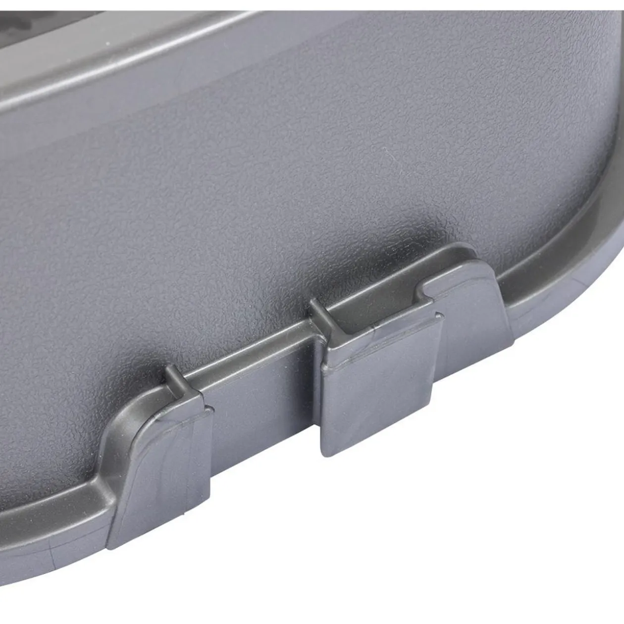 Gamelle carrée grise 3,2 L - plastique 29x29xH12cm