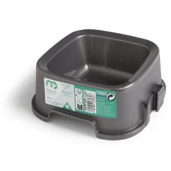 Gamelle carrée grise 500ml - plastique 16,6x16,6xH6,5cm < Gifi Sale