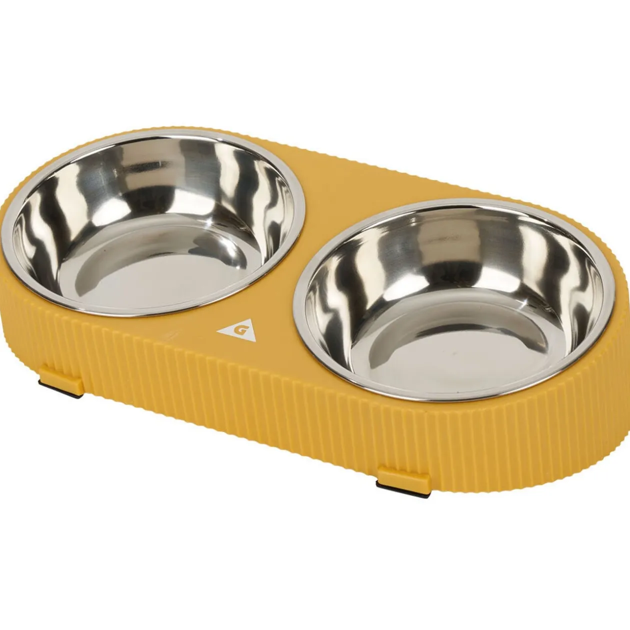 Gamelle double chien 2-en-1 anti glouton