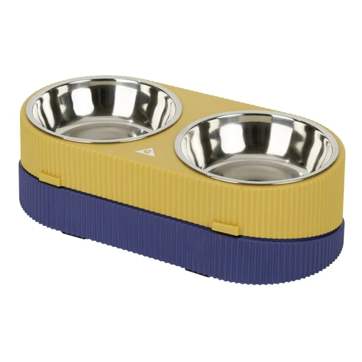 Gamelle double chien 2-en-1 anti glouton
