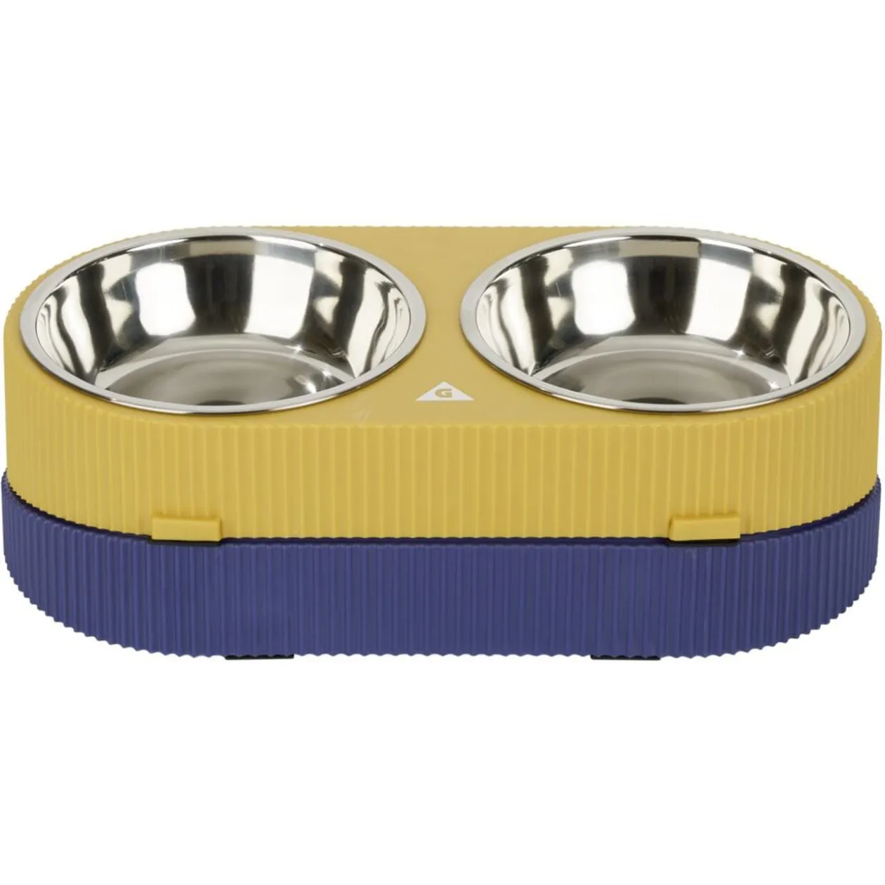 Gamelle double chien 2-en-1 anti glouton