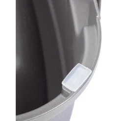 Gamelle double grise 2x500ml - plastique 31,8x16,6xH6,5cm