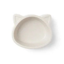 Gamelle pour chat fibre bambou beige oreille de chat < Gifi Outlet