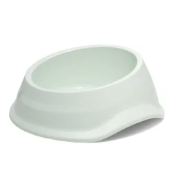 Gamelle ronde antidérapante pour chien plastique gris Ø29,5xH.12cm