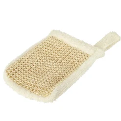 Gant de crin double face exfoliation et douceur 20x14cm
