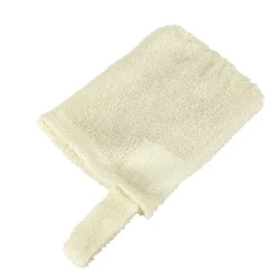 Gant de crin double face exfoliation et douceur 20x14cm