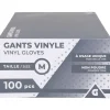 Gant en vinyle à usage unique x 100 taille M < Gifi Online