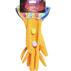 Gants Halloween adulte clown multicolore