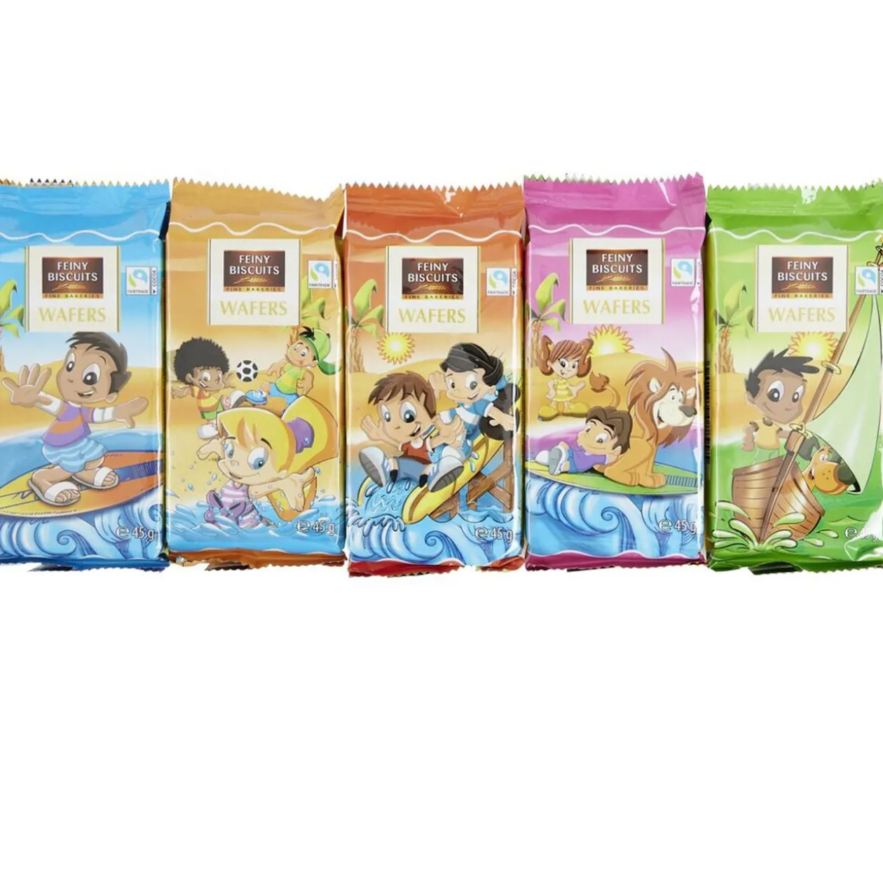 Gaufrette fourrée chocolat 5x45gr