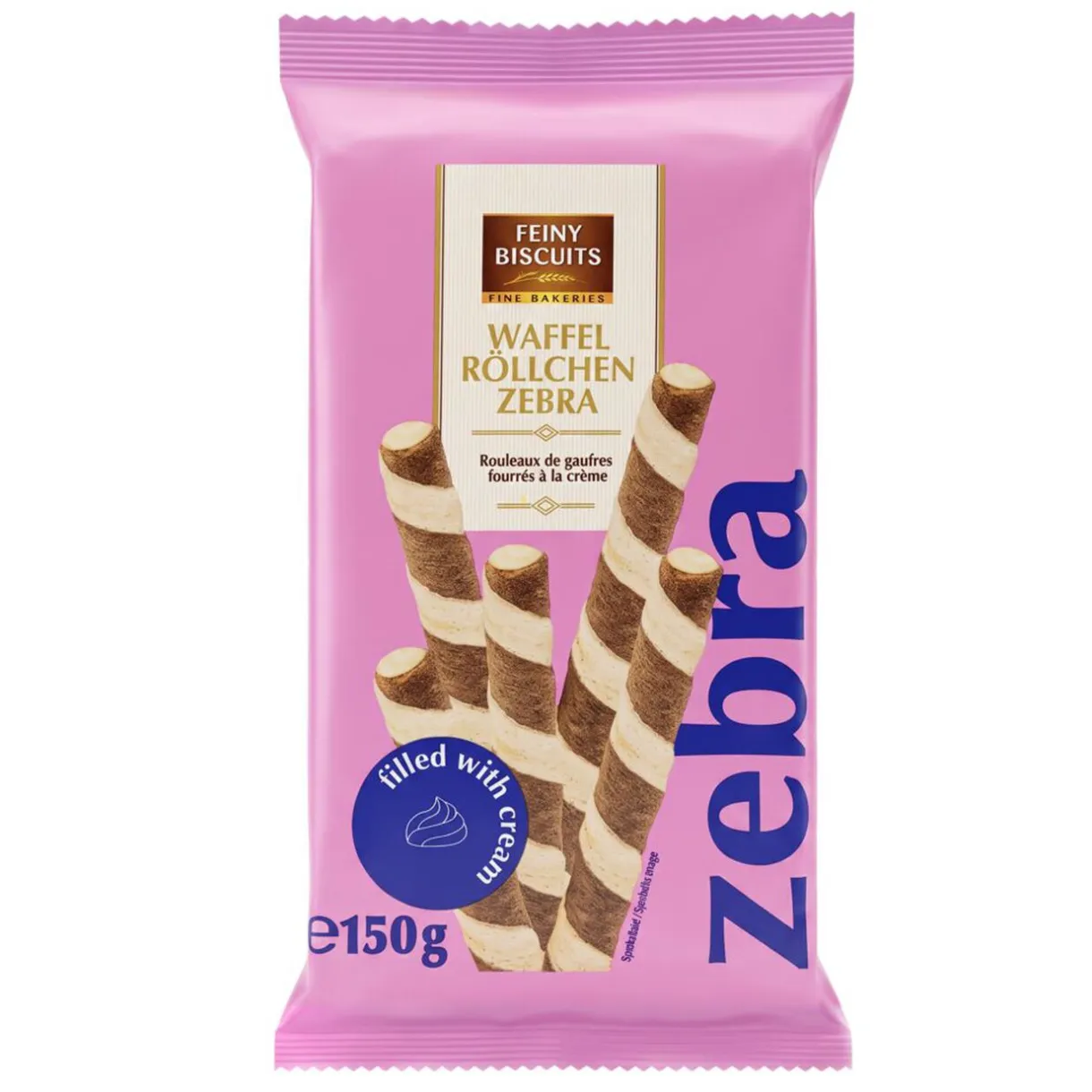 Gaufrettes roulées fourrés crème lait 150gr < Gifi New
