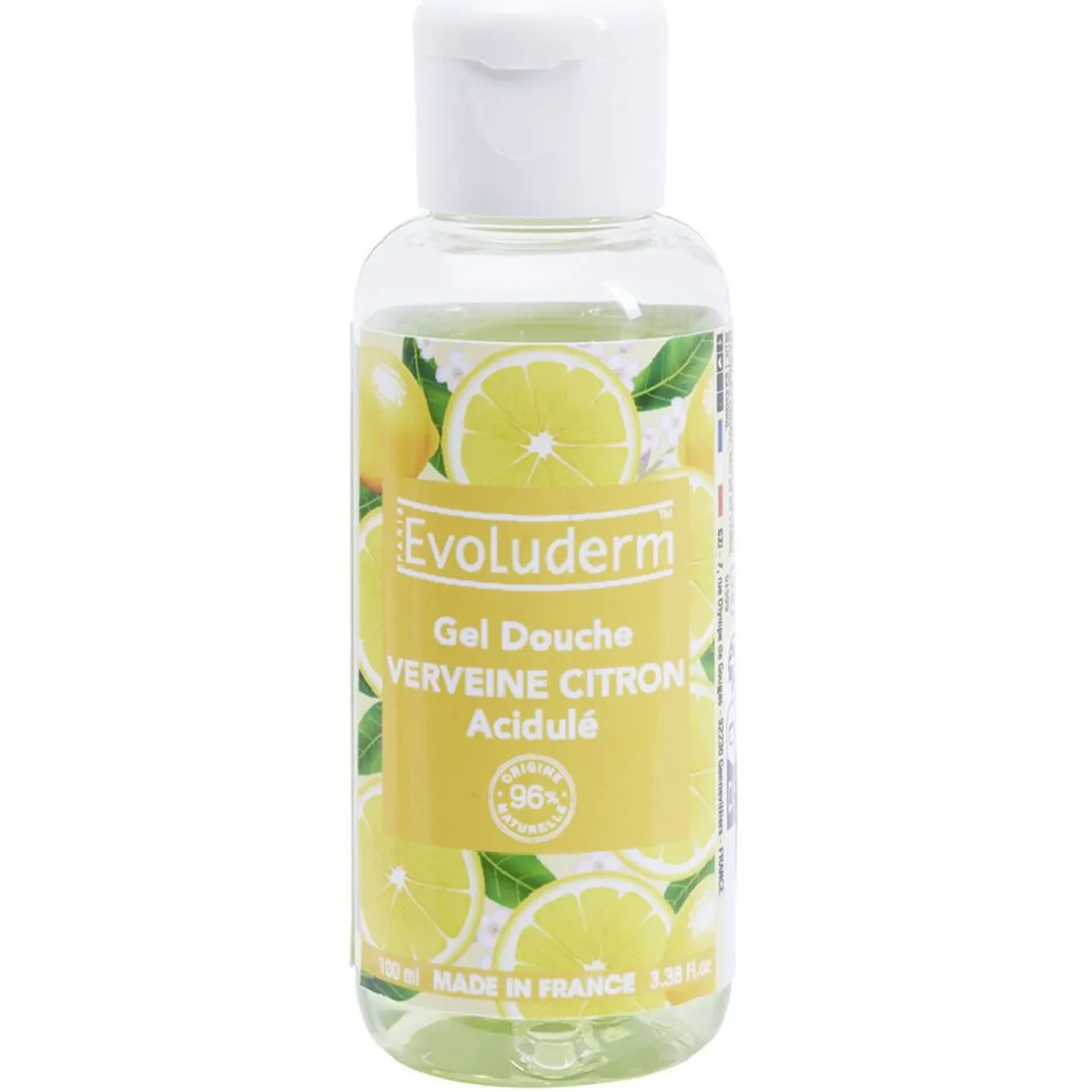 Gel douche acidulé Evoluderm Verveine citron 100ml < Gifi Clearance