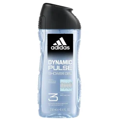 Gel douche Adidas Dynamic Pulse 3en1 menthe poivrée 250ml