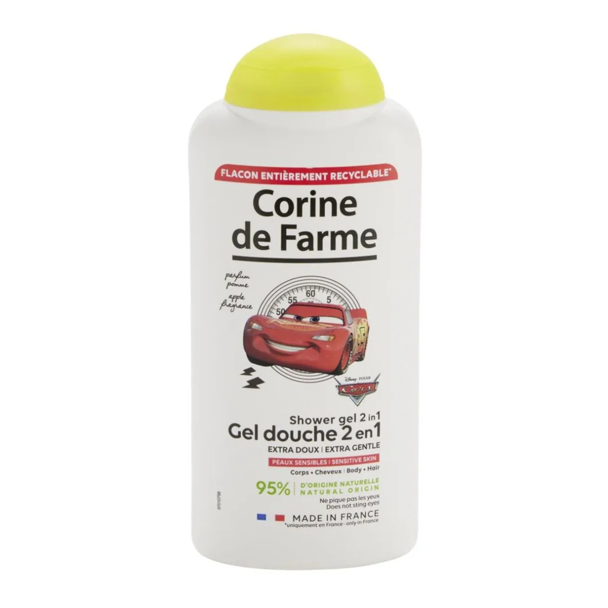 Gel douche enfant Cars Corine de Farme corps et cheveux 300ml < Gifi Outlet