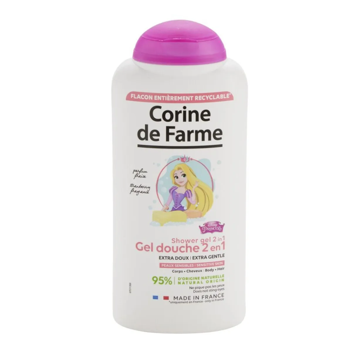 Gel douche enfant Princesse Raiponce Corine de Farme corps et cheveux 300ml < Gifi Online