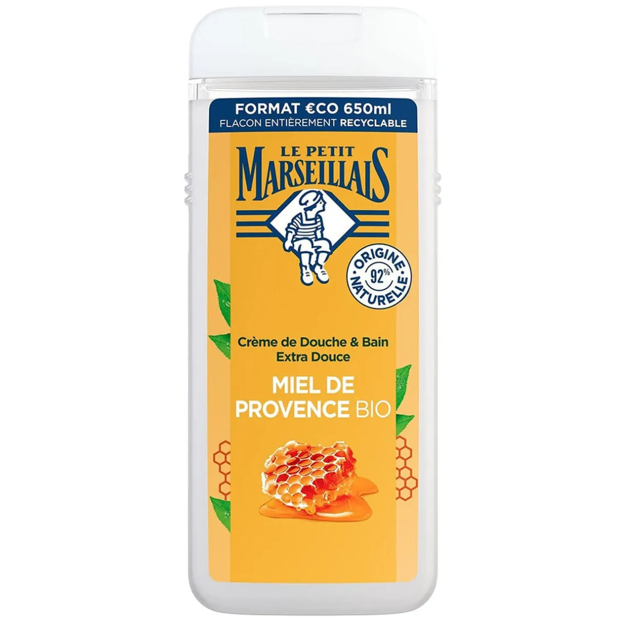 Gel douche et bain Le Petit Marseillais miel doré de Provence 650ml < Gifi