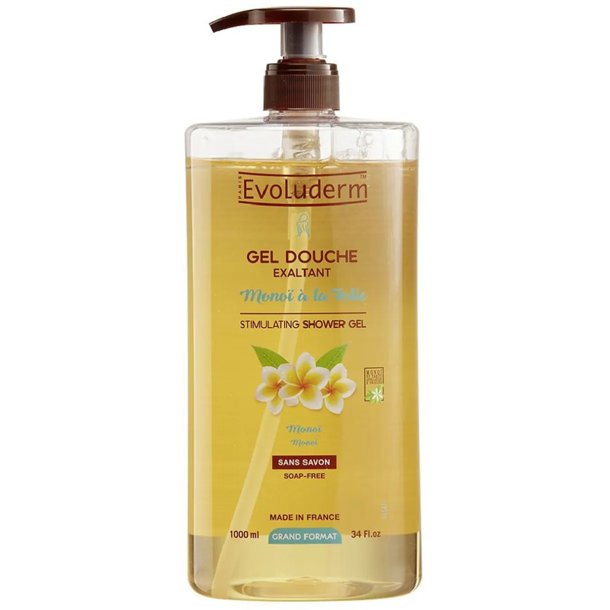 Gel douche Evoluderm monoï à la folie 1L < Gifi Hot