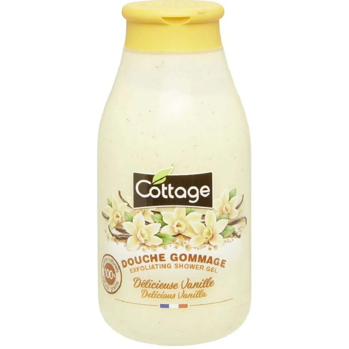 Gel douche exfoliant gommage Cottage vanille 270ml < Gifi New