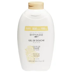 Gel douche Fleur de Tiaré de Tahiti Byphasse pH neutre 600ml