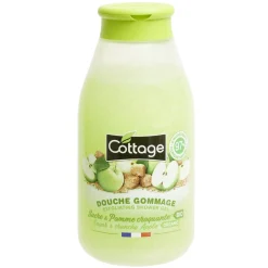 Gel douche gommage Cottage sucre et pomme croquante bio 270ml