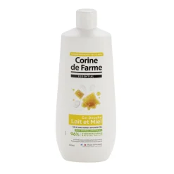 Gel douche lait et miel Corine de Farme peaux sensibles 750ml < Gifi Outlet