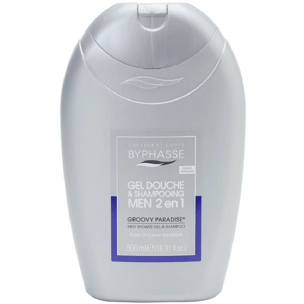 Gel douche shampooing 2 en 1 homme groovy paradise 500ml < Gifi