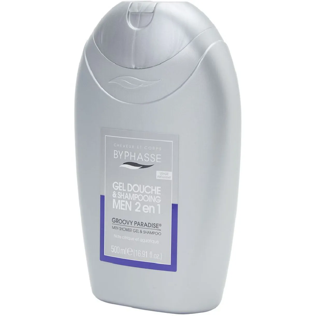 Gel douche shampooing 2 en 1 homme groovy paradise 500ml < Gifi