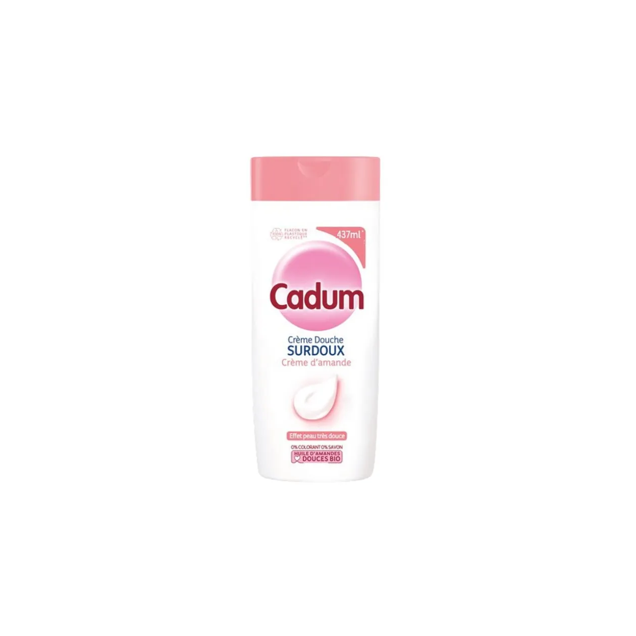 Gel douche surgras Cadum crème d'amande 437ml