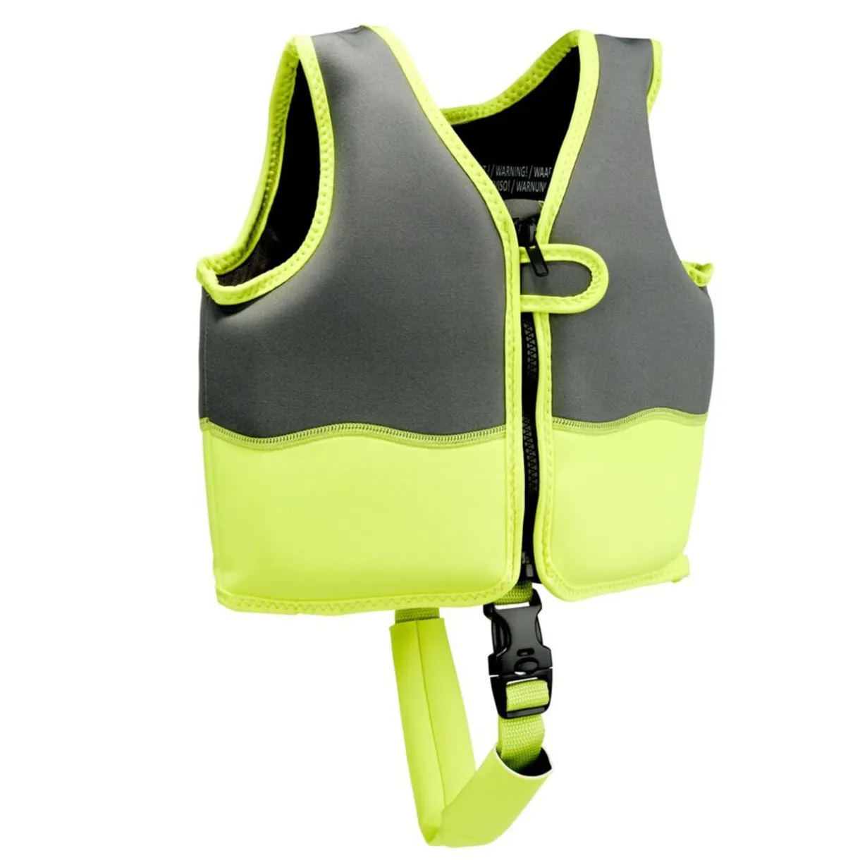 Gilet de natation enfant flottaison aileron vert et gris 2/3ans < Gifi