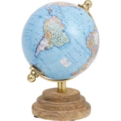 Globe terrestre déco en bois < Gifi Outlet