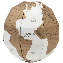 Globe terrestre à gratter H.23 cm